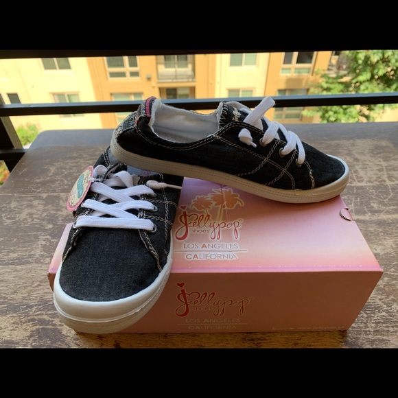 jellypop dallas black glitter